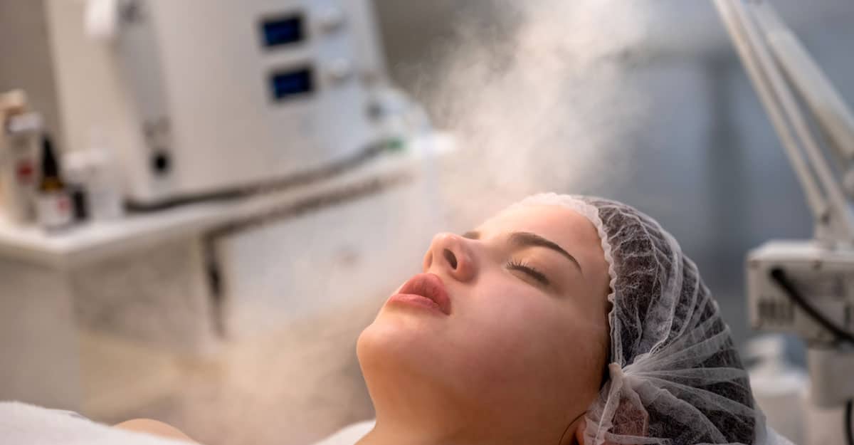 a person taking a selfie in a room